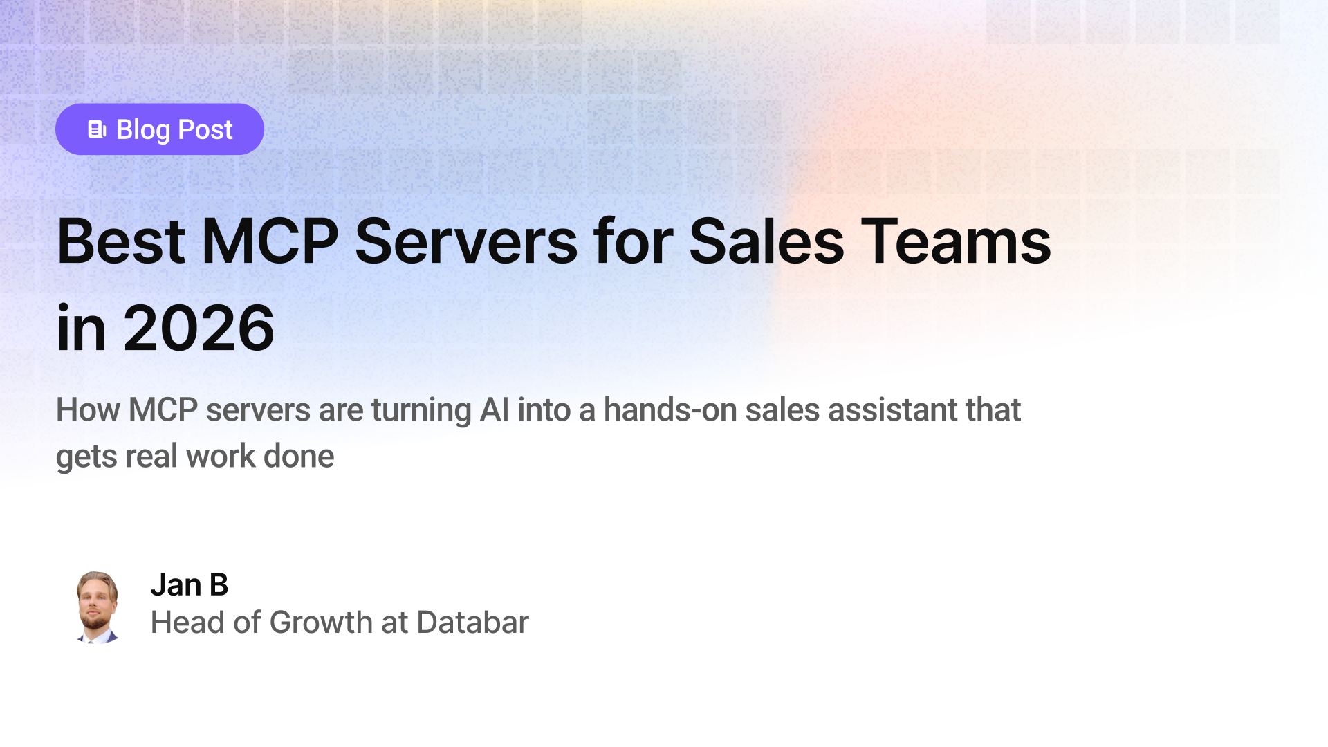 Best MCP Servers for Sales Teams in 2026