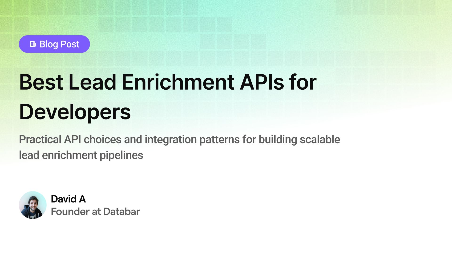 Best Lead Enrichment APIs for Developers 2025
