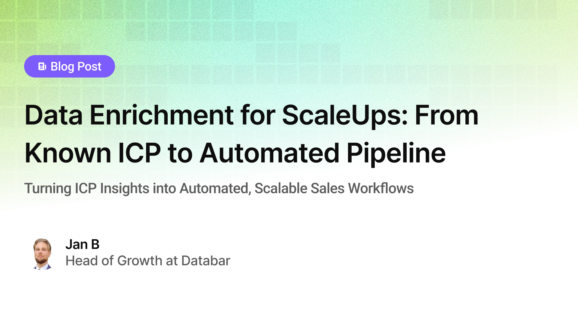 Data Enrichment for ScaleUps: From Known ICP to Automated Pipeline