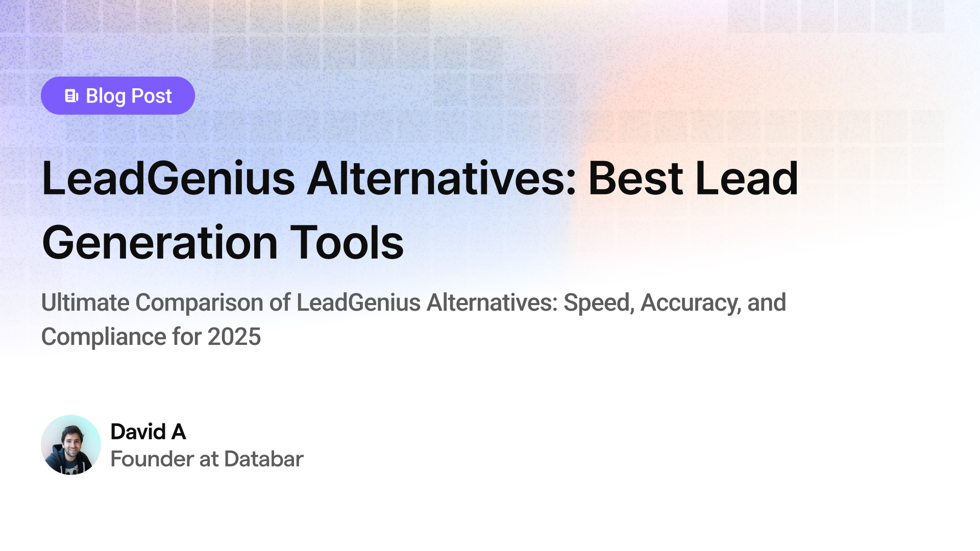 LeadGenius Alternatives: Best Lead Generation Tools 2025