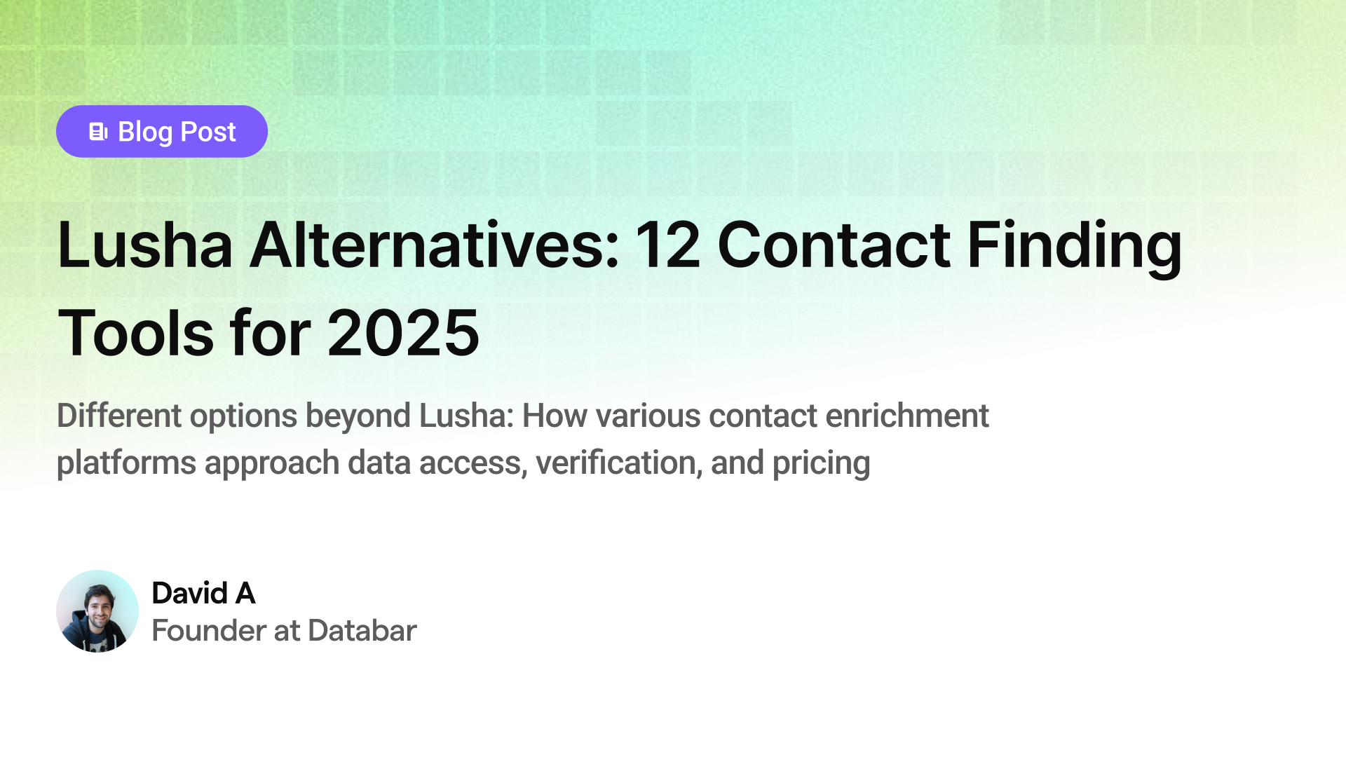 Lusha Alternatives: 12 Contact Finding Tools for 2025