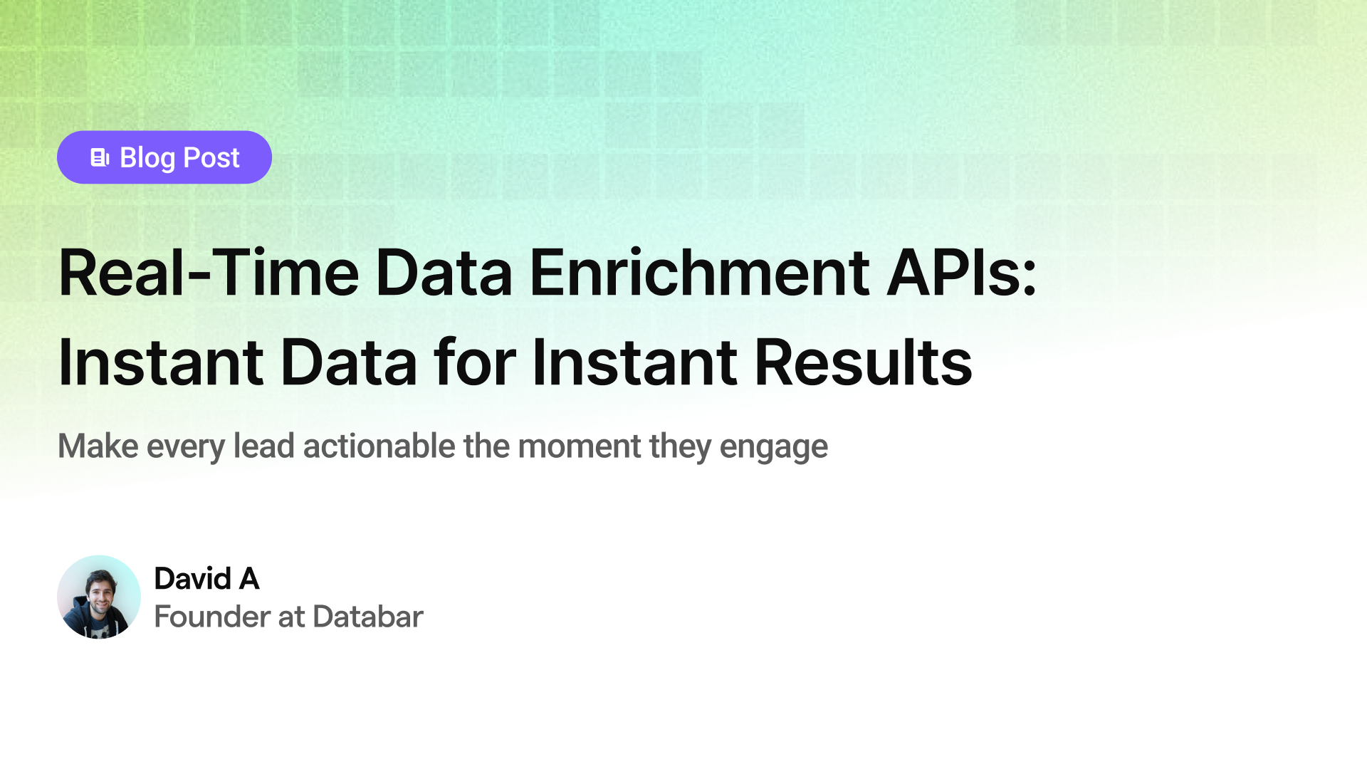 Real-Time Data Enrichment APIs: Instant Data for Instant Results