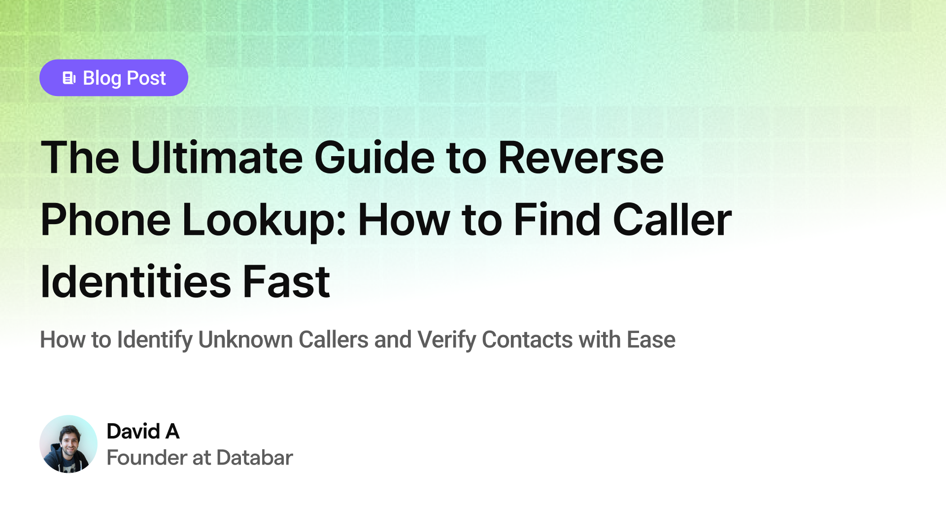 Reverse Phone Lookup: How to Find Caller Identities Fast