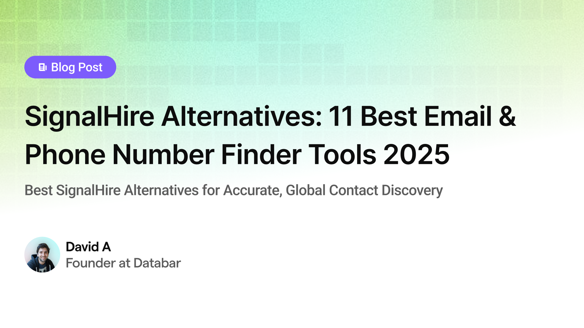 SignalHire Alternatives: 11 Best Email Finder Tools 2025