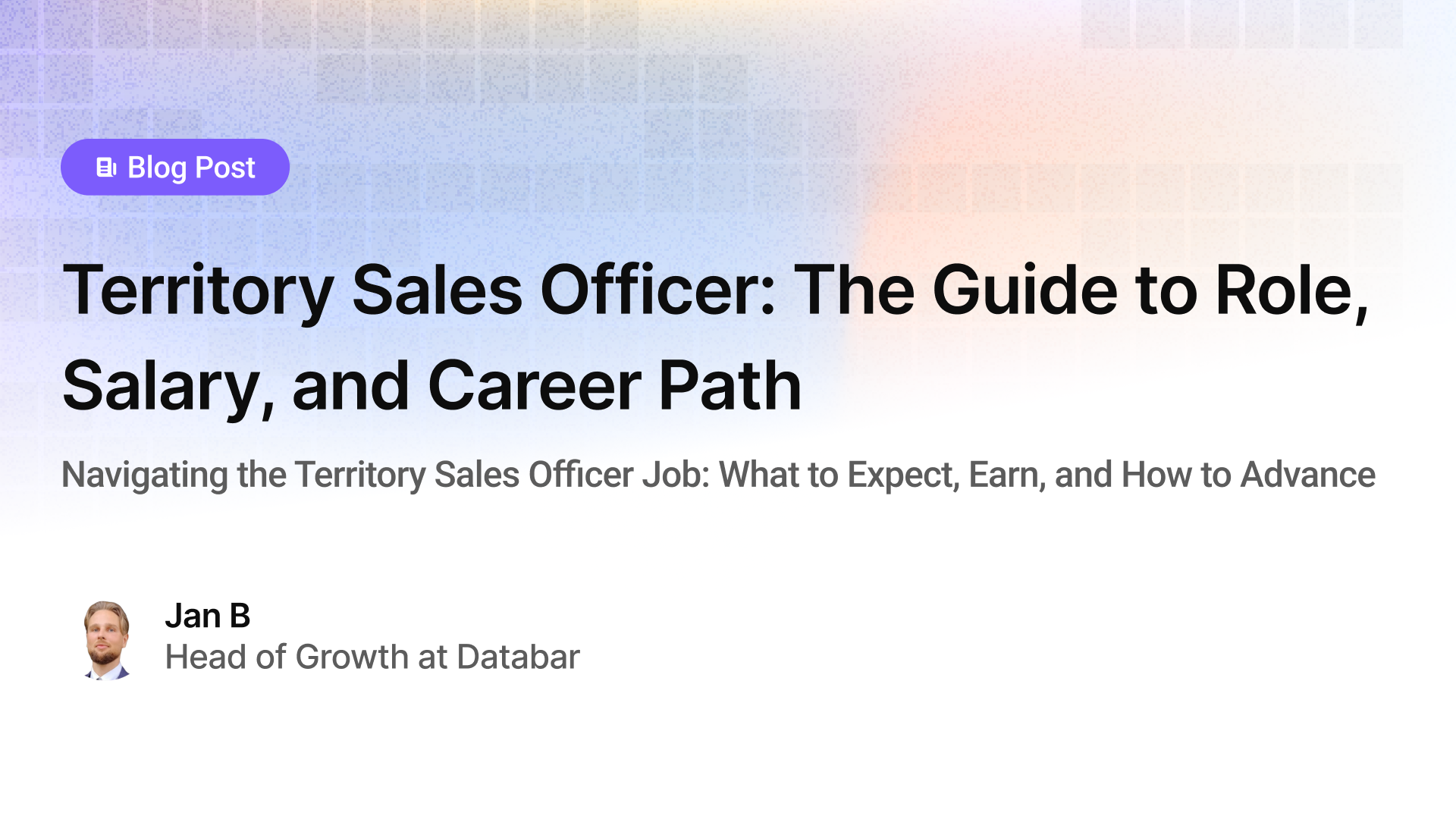 Territory Sales Officer: The Guide to Role, Salary, and Career Path
