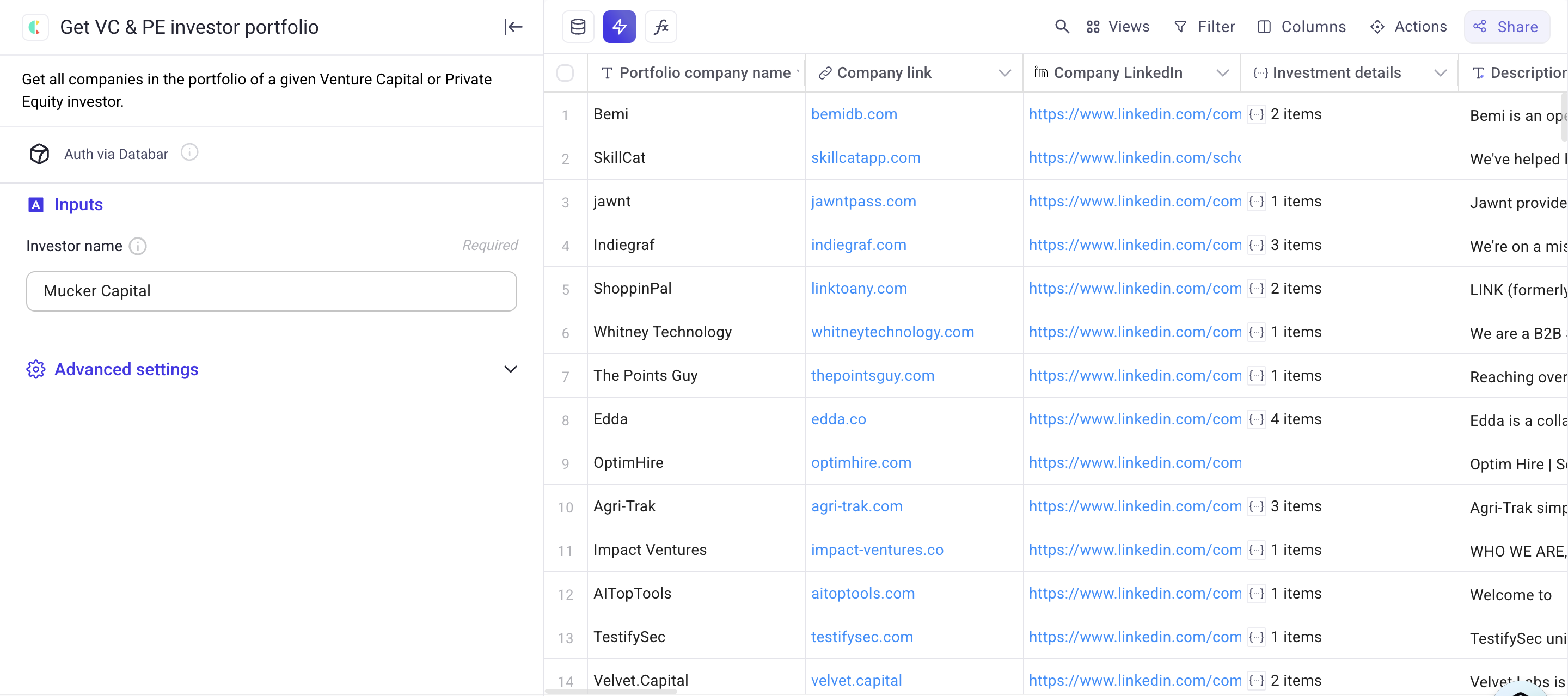 Find Freshly Funded Companies 