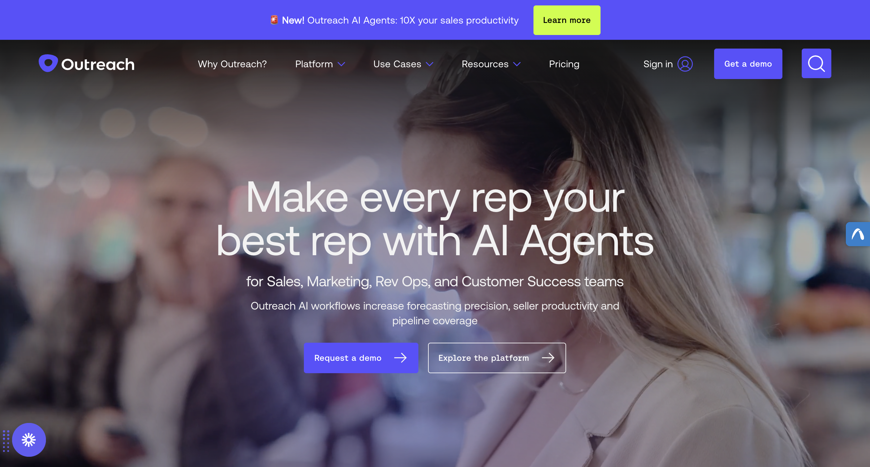 Outreach.io home