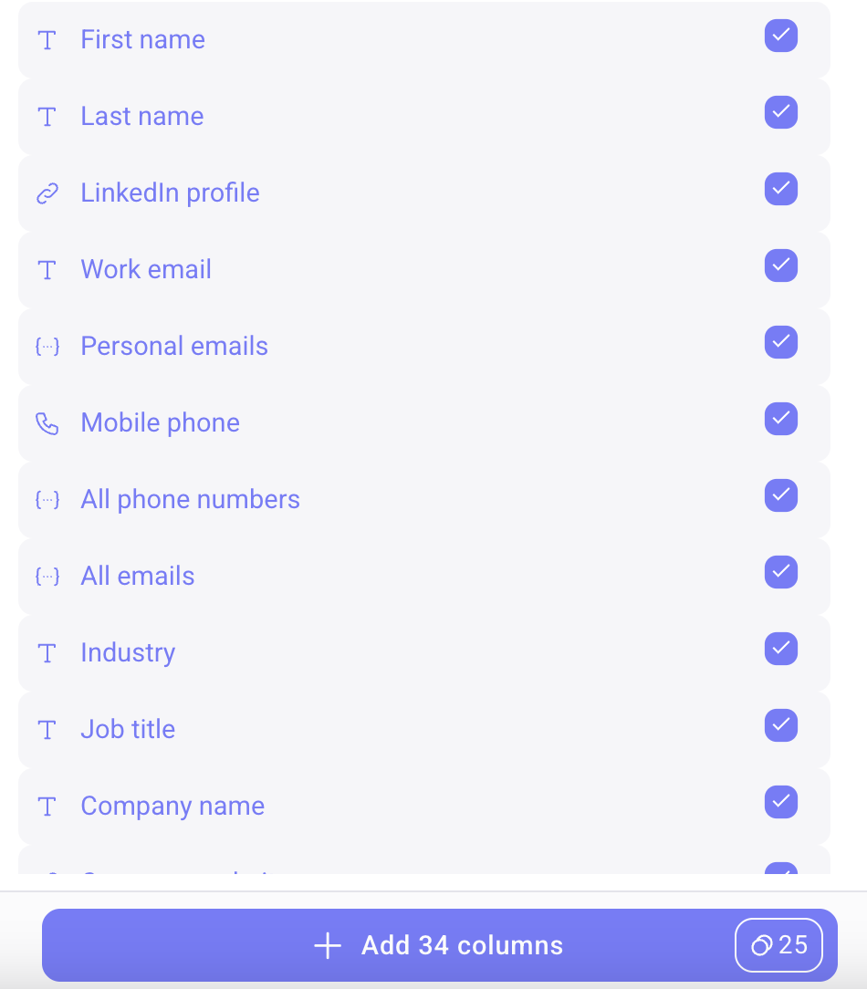 Add columns enrichment