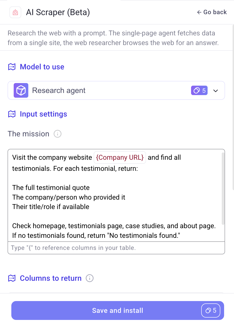 AI agent Databar