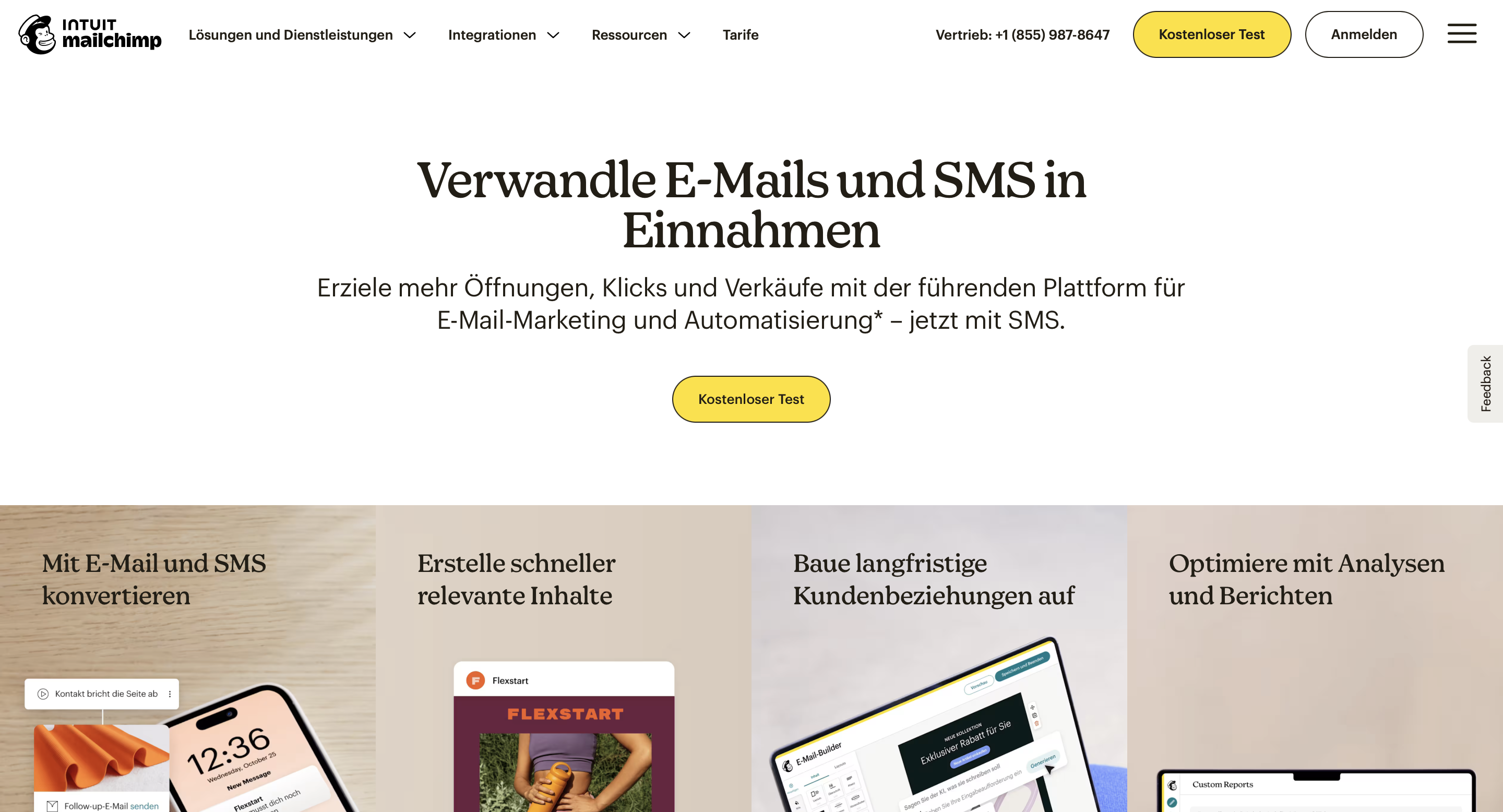 Mailchimp home