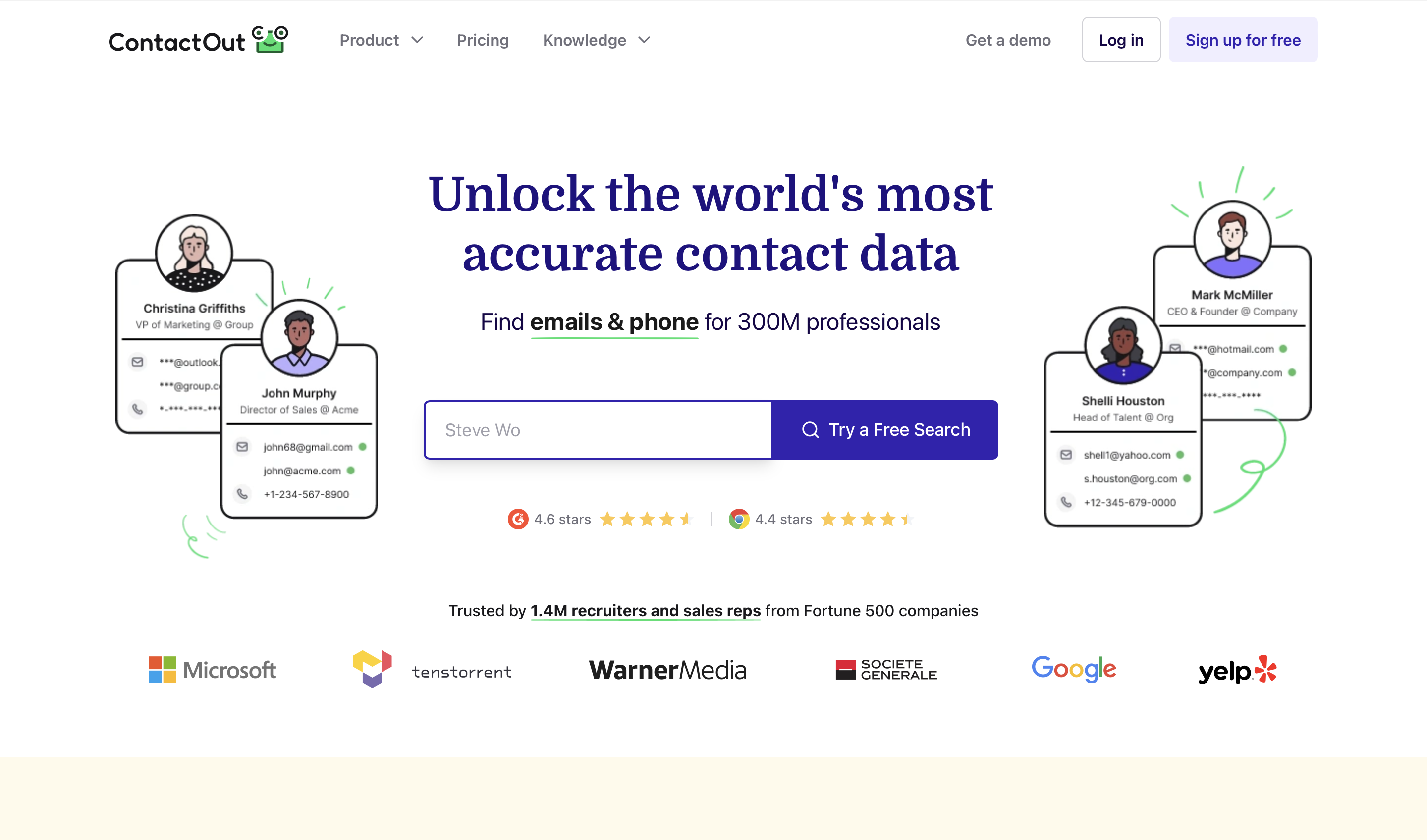 ContactOut home
