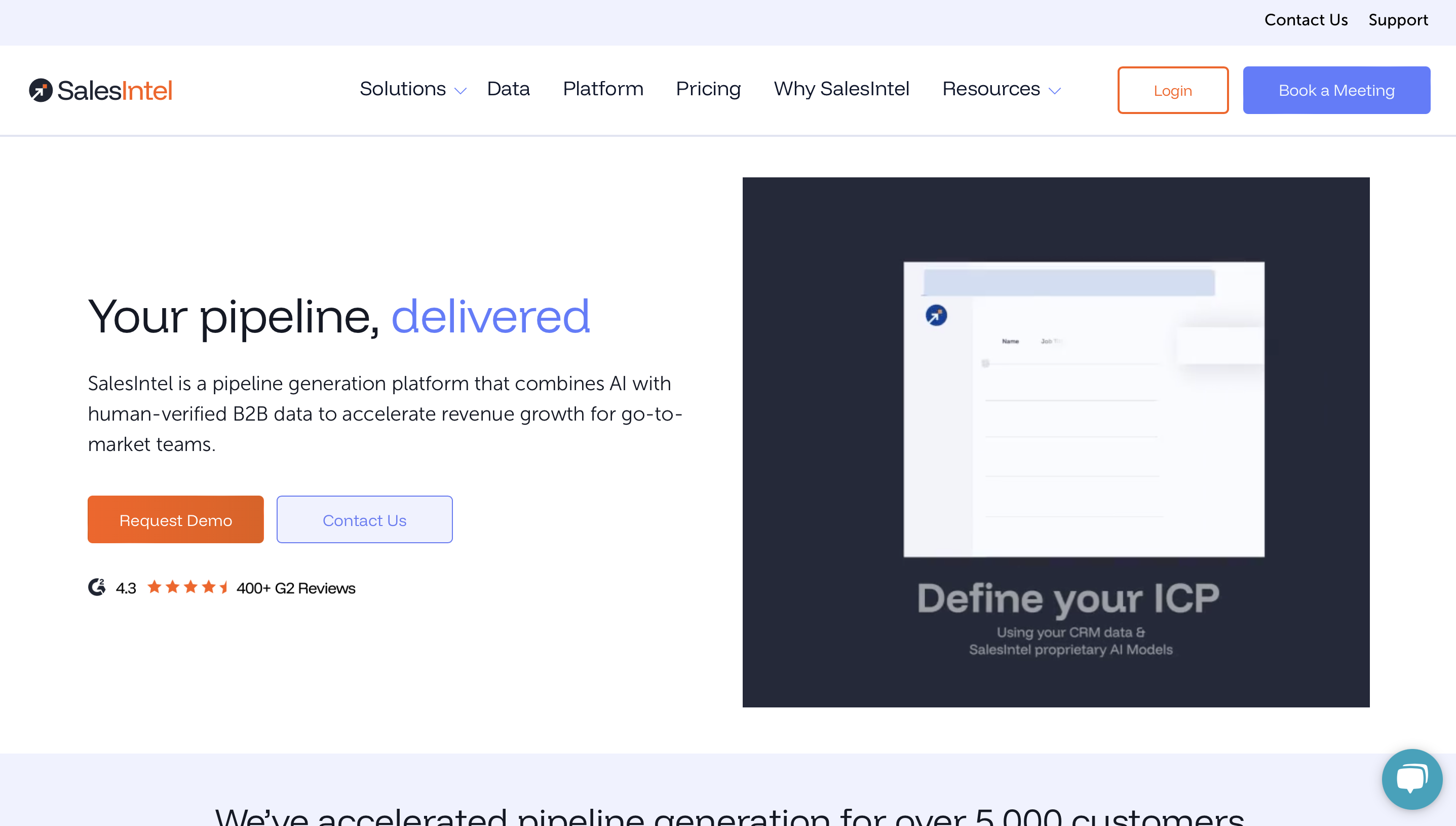 SalesIntel home