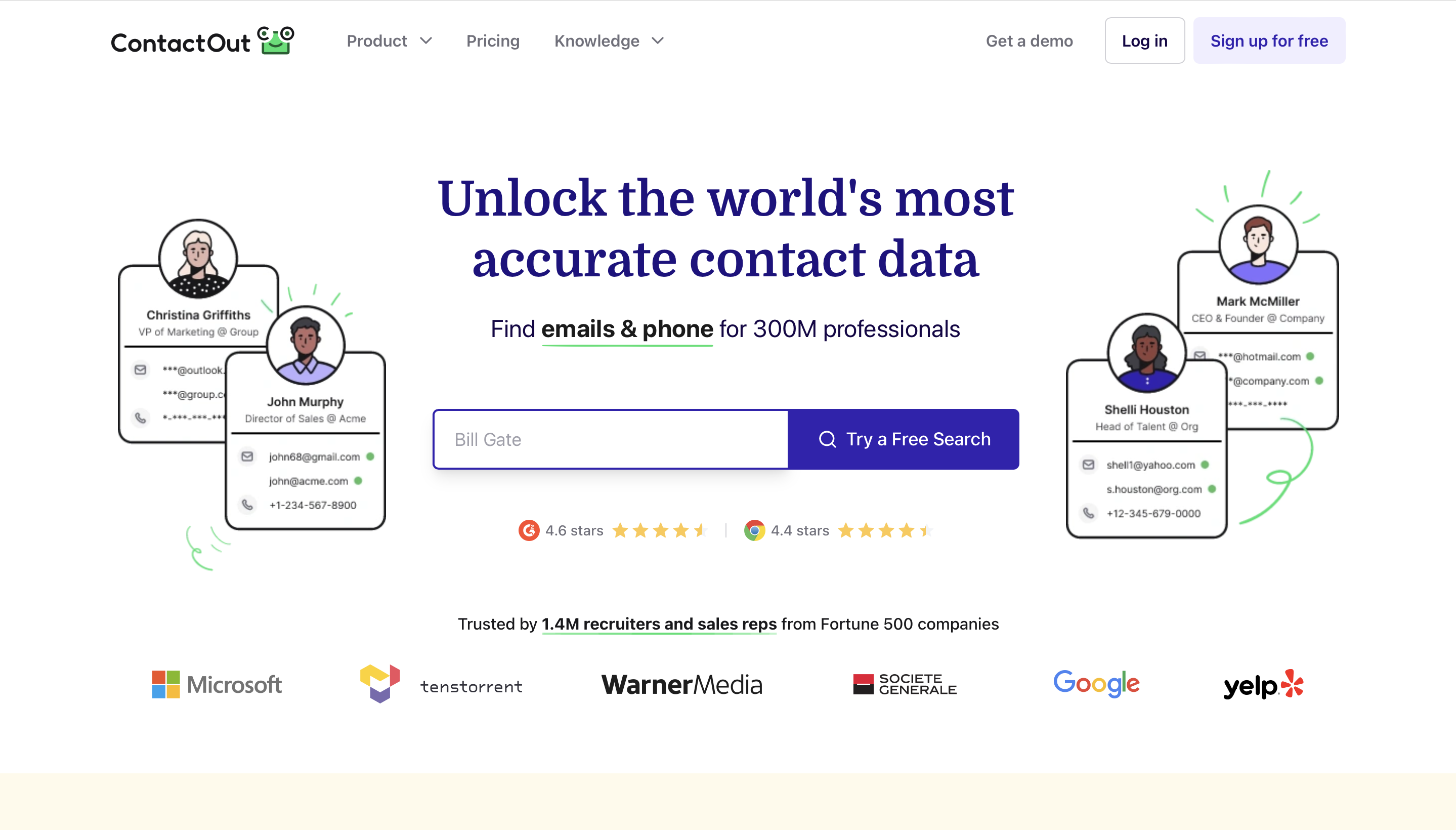 ContactOut home