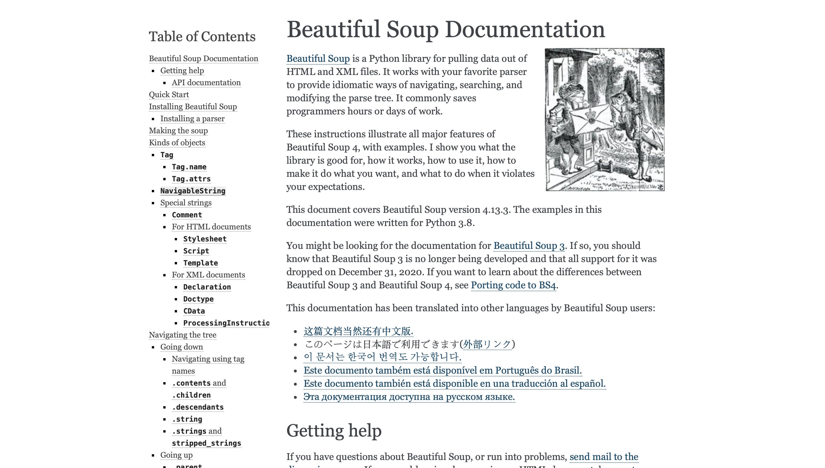 Beautiful Soup