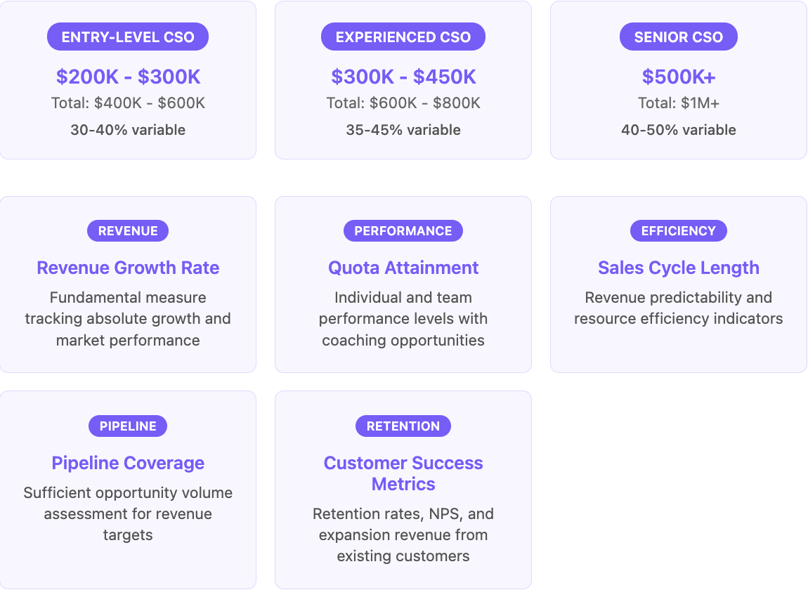 Chief Sales Officer Compensation