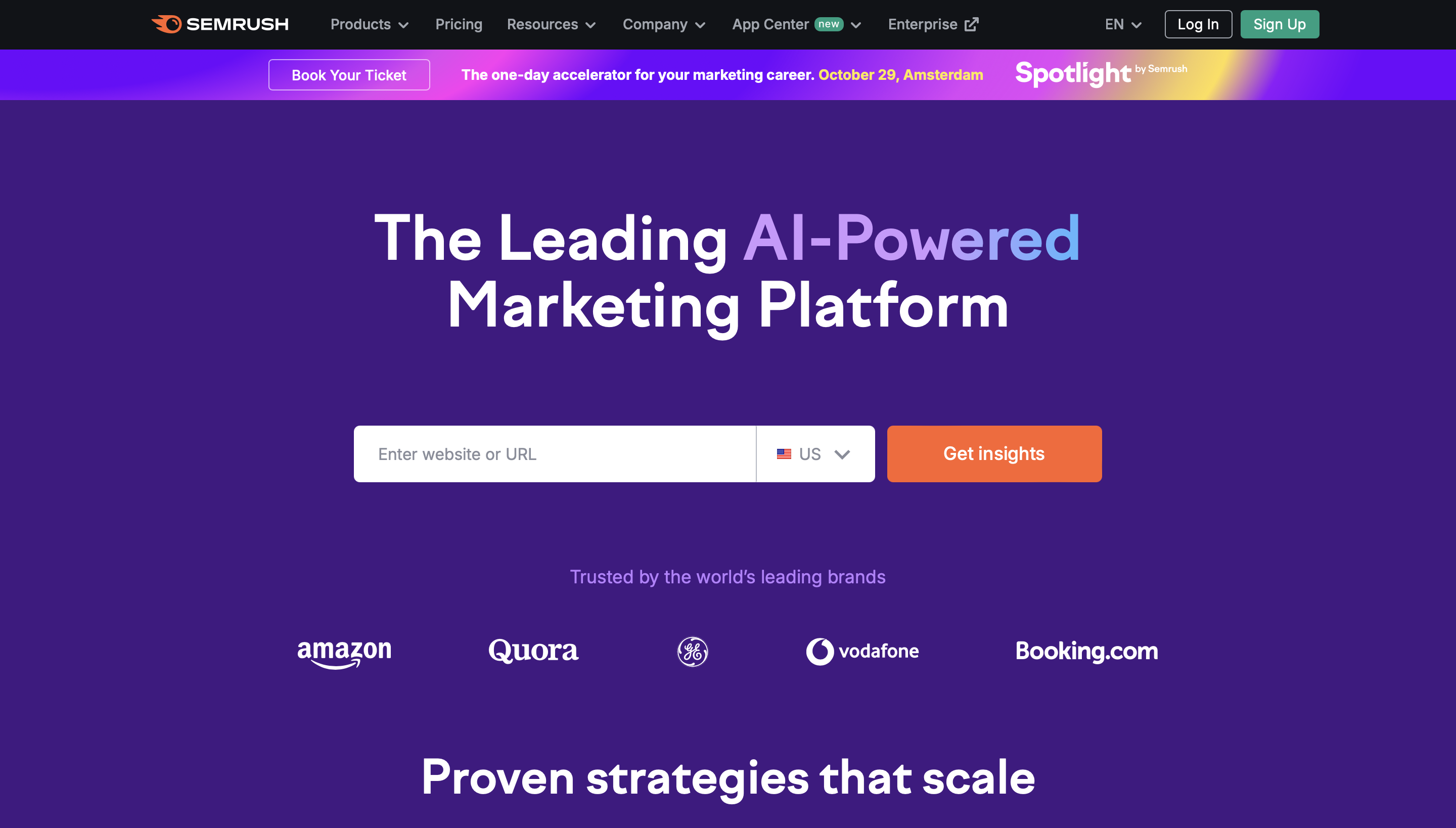 Semrush home