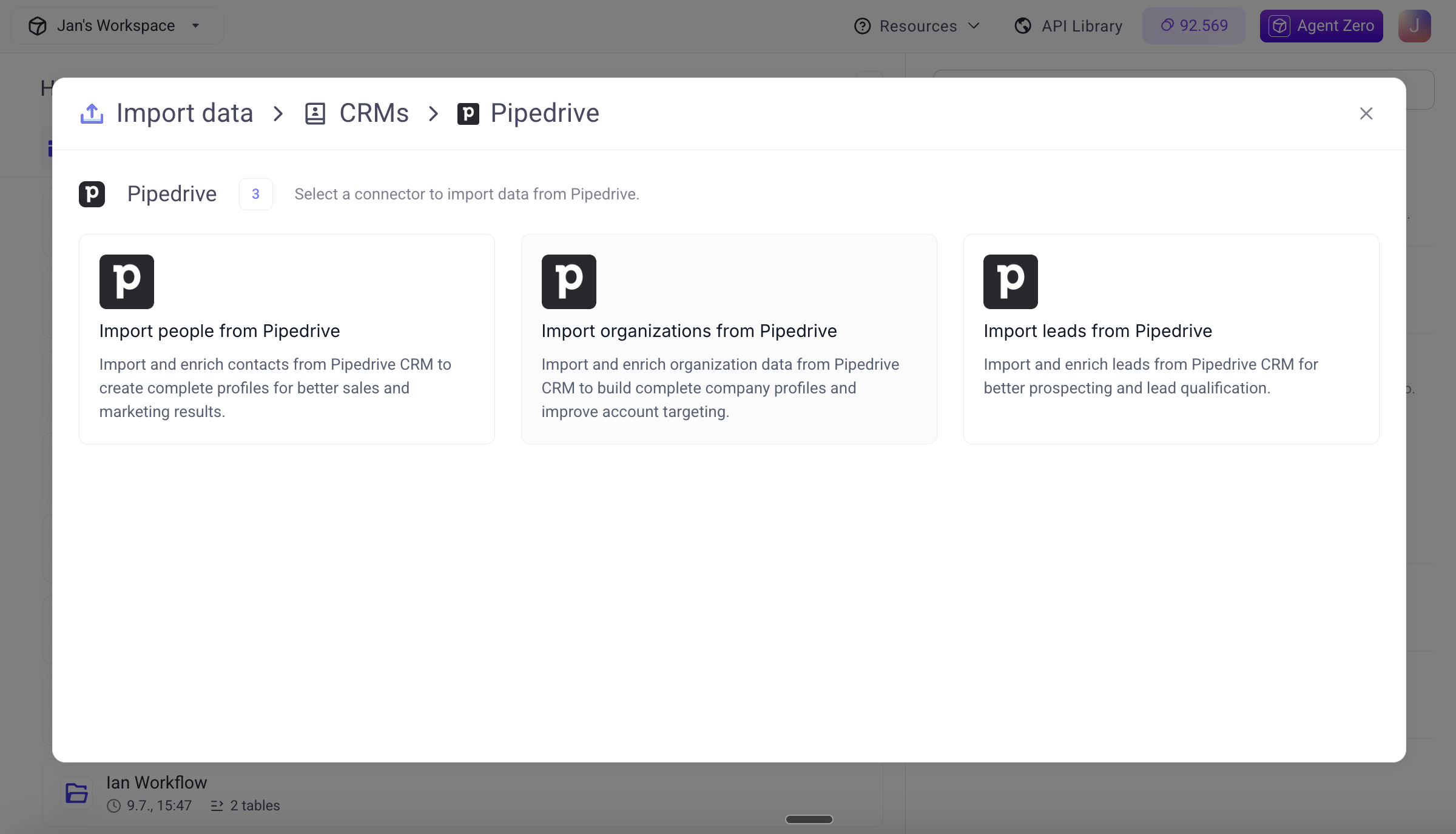 Pipedrive native integration