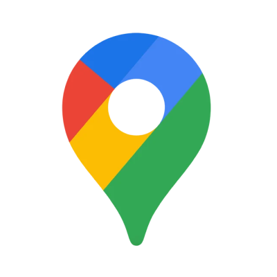 Get details about a place on Google Maps logo