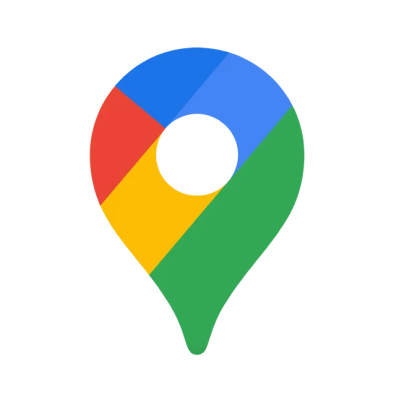 Google Maps directions between two points logo