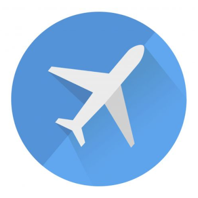 Google Flights search logo