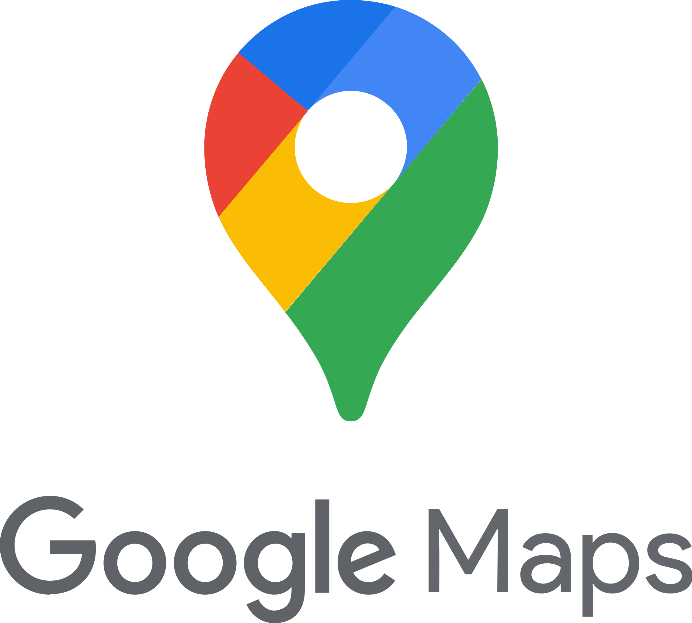 Get details about a place on Google Maps logo