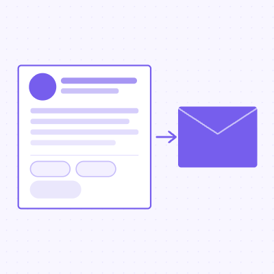 Personalize emails based on latest LinkedIn posts